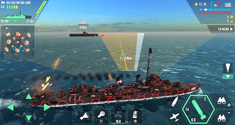 Hình ảnh Battle of Warships MOD Vô Hạn Tiền